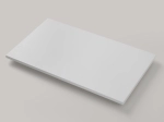 Plan de toilette suspendu, pour vasque à poser, L 50 à 201 x P 30 à 51 cm, finition lisse mate, 10 couleurs au choix, Anti bactérien, résine Akrytan®, Livraison Offerte.
